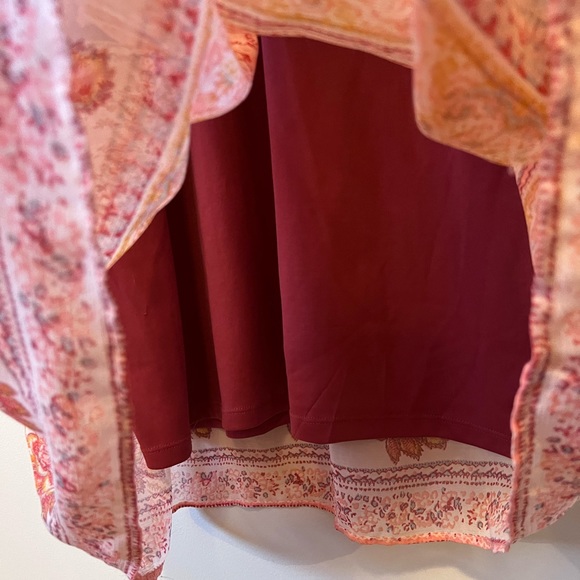 โญ๏ธ Host Pick! โญ๏ธ Maurices Boho Lace & Sheer Floral Dress in Large - Picture 4 of 7